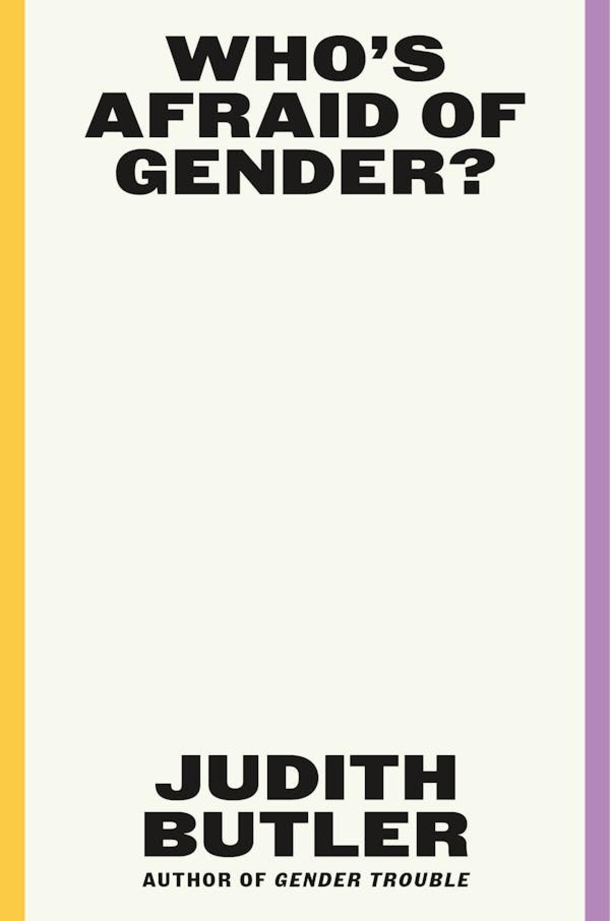 Who's Afraid of Gender - Judith Butler