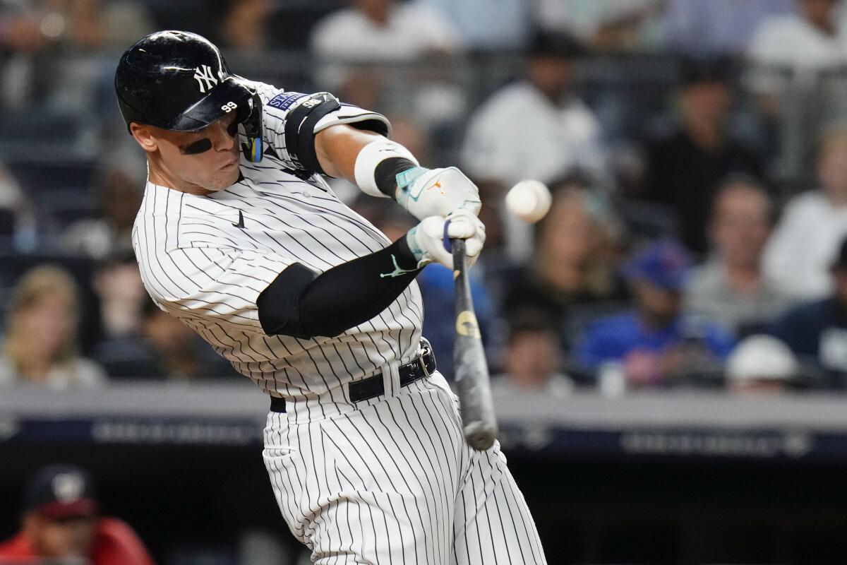 Judge's first 3-homer game helps Yankees end 9-game skid with 9-1 win over  Nationals - The San Diego Union-Tribune