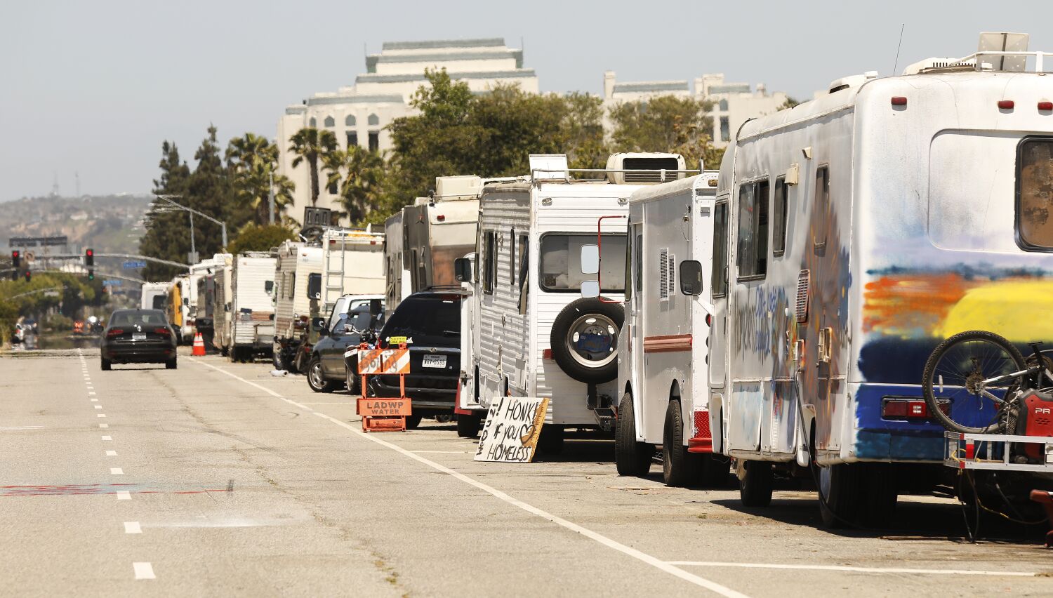 Column: The real and complicated reasons why Los Angeles still has so many RV encampments