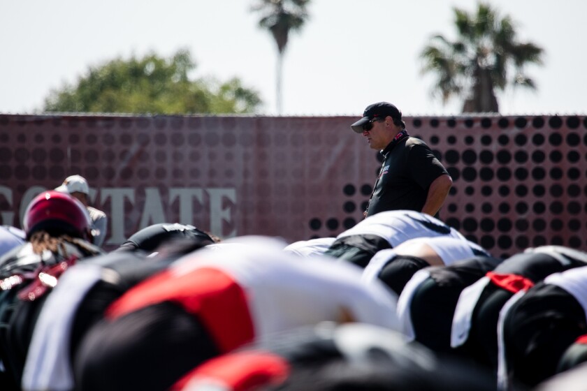 San Diego State head coach Brady Hoke expects to add a wide receiver and safety to 2022 recruiting class this week.