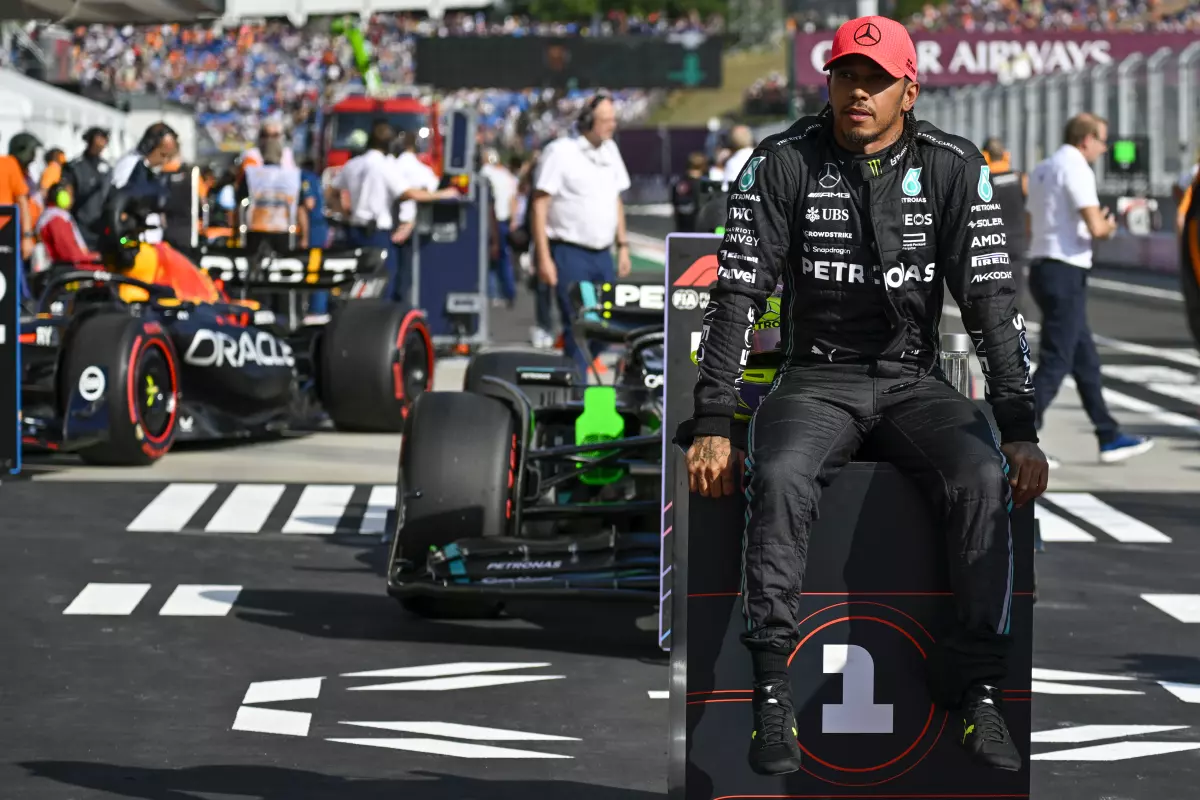 Lewis Hamilton post clasificación del Gran Premio de Hungría 2023