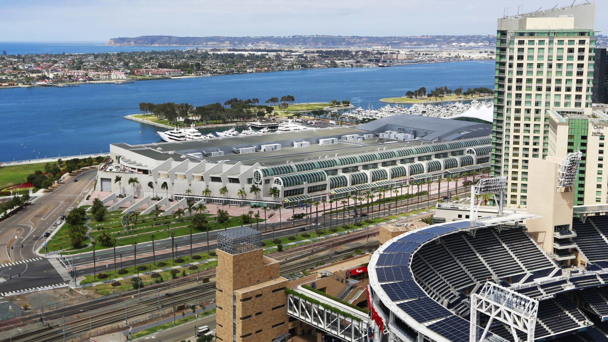 A view of the San Diego Convention Center
