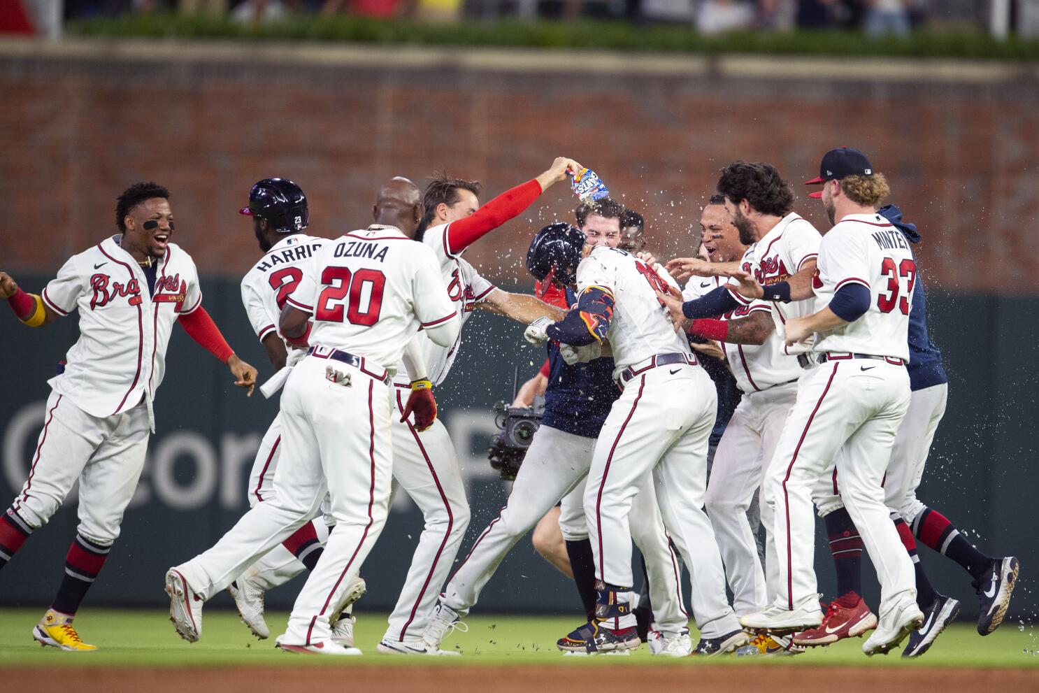 Randal Grichuk delivers walk-off RBI, Angels score twice in the 9th to beat  Cleveland 3-2