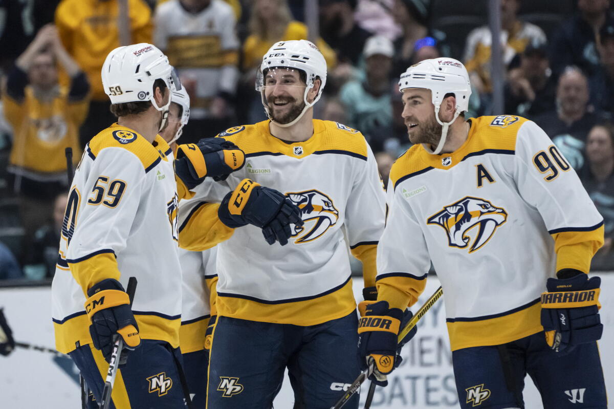 Predators extend points streak to 14 games with a 4-1 win over Kraken - The San Diego Union-Tribune
