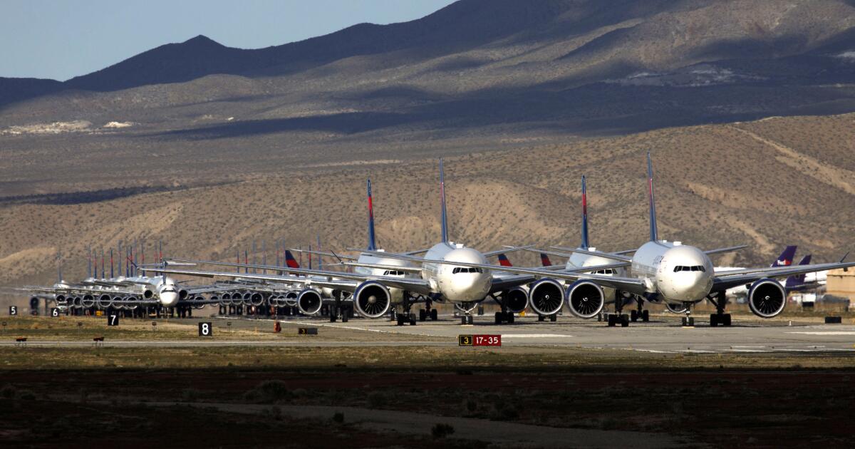 Last month, flights from the Los Angeles area more than doubled Last month, flights from the Los Angeles area more than doubled