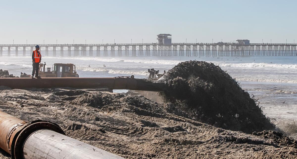 San Clemente beach nourishment project put to a hold - Dredging Today