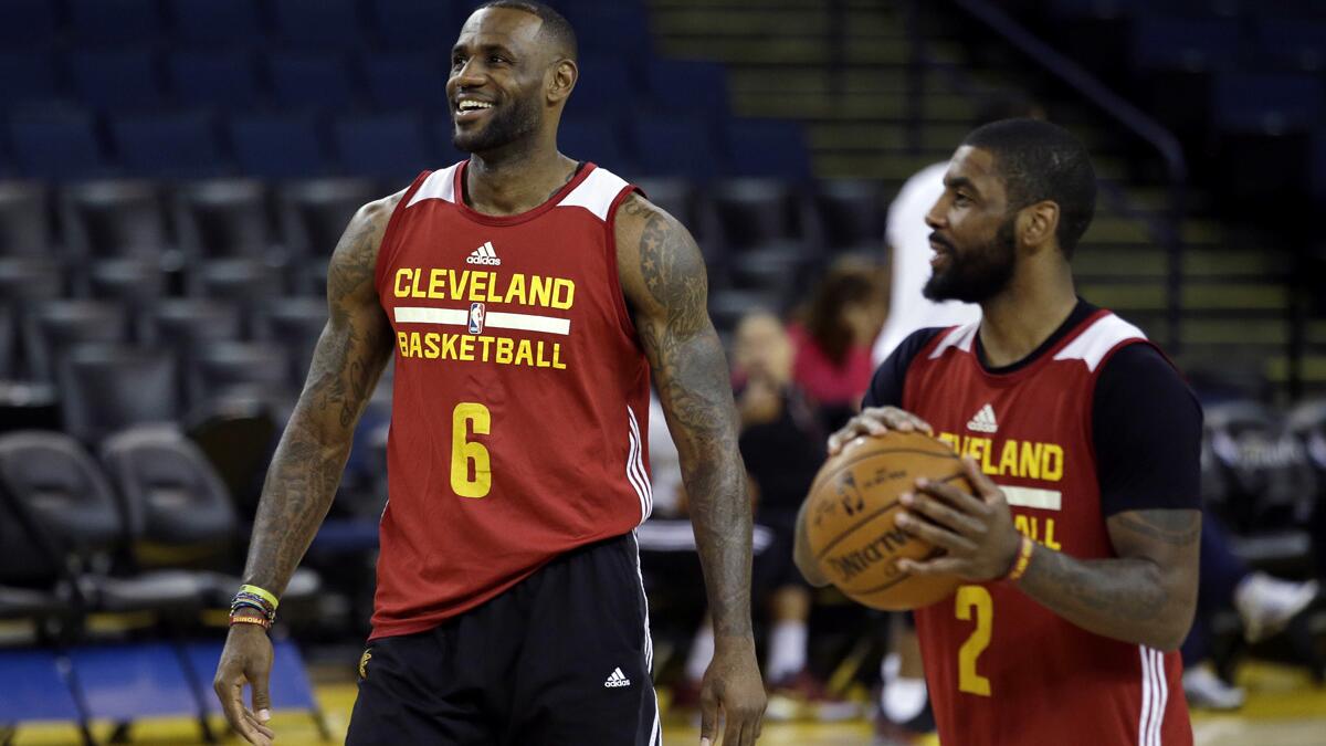 Cleveland Cavaliers not looking to put 'weight of the world' on