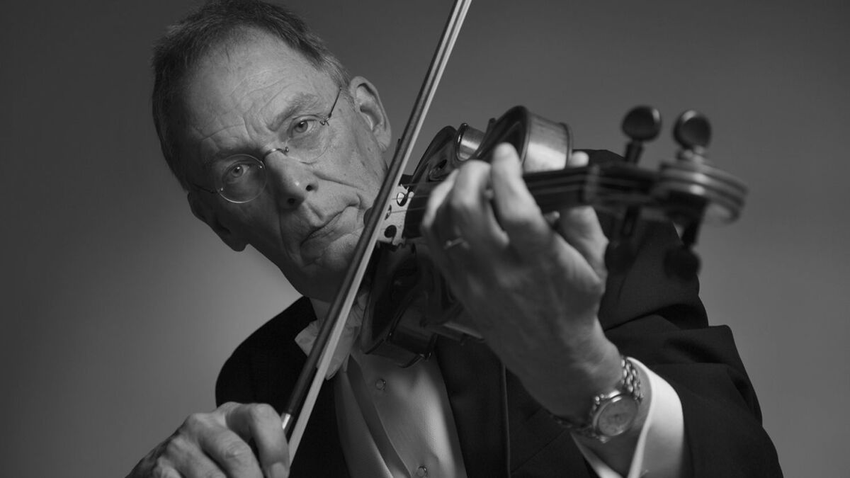 San Diego Symphony violinist John Stubbs.