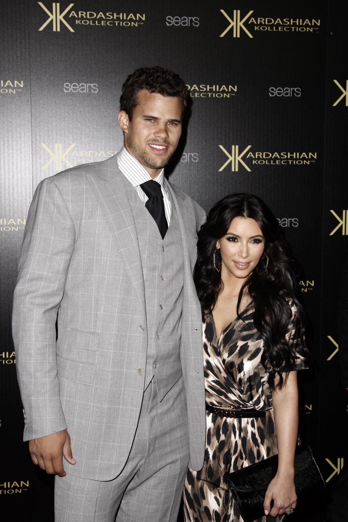 Kim Kardashian and NBA player Kris Humphries