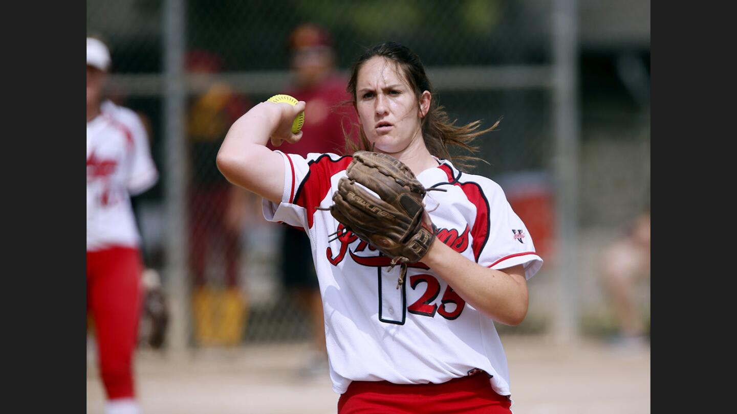 Photo Gallery: Burroughs High School softball takes home game over rival Arcadia High School