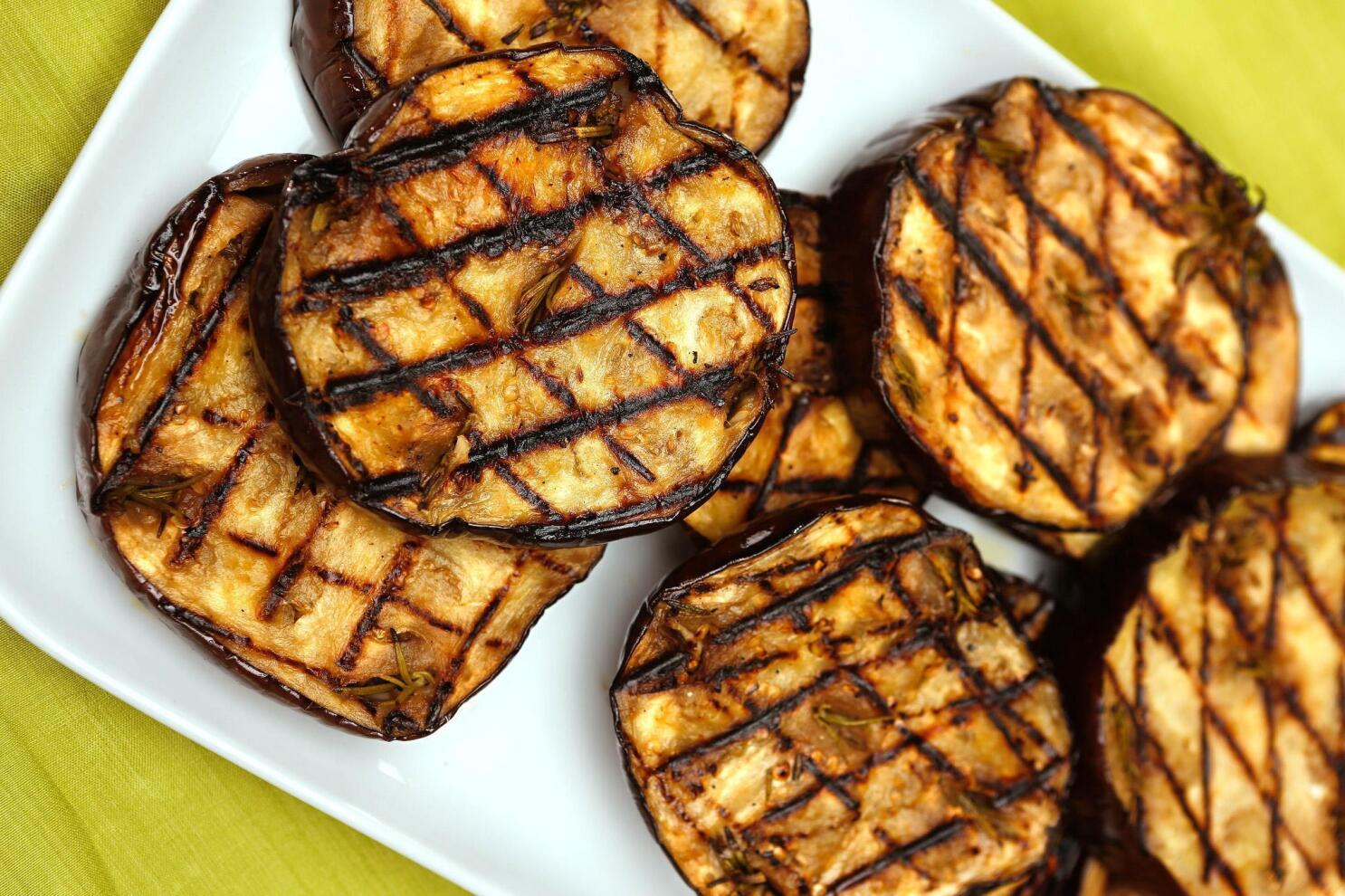 Easy Grilled Eggplant - The Plant Based School