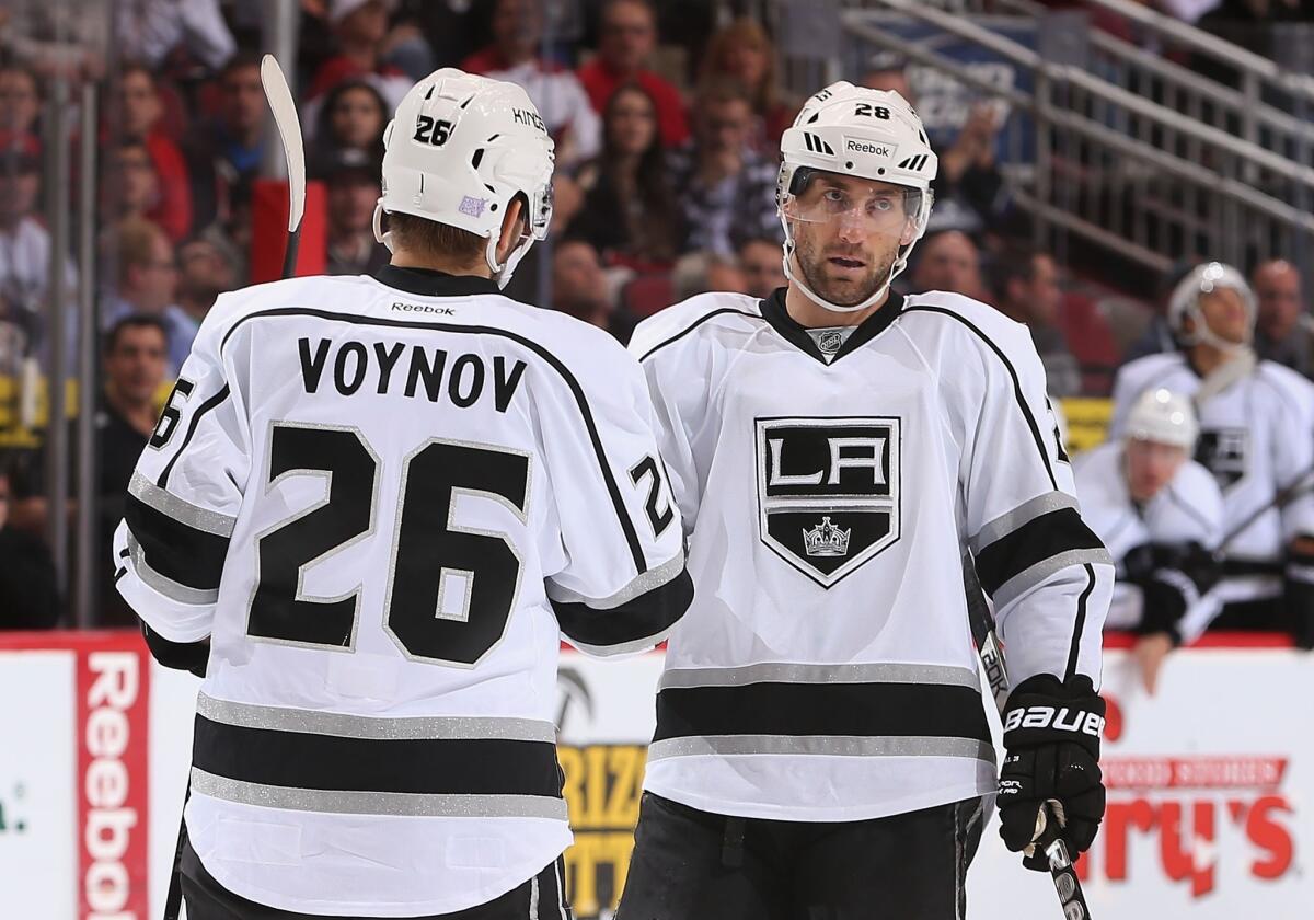 The legal troubles of defensman Slava Voynov during the season and center Jarret Stoll after it have suddenly left the Kings reeling in the off-season.