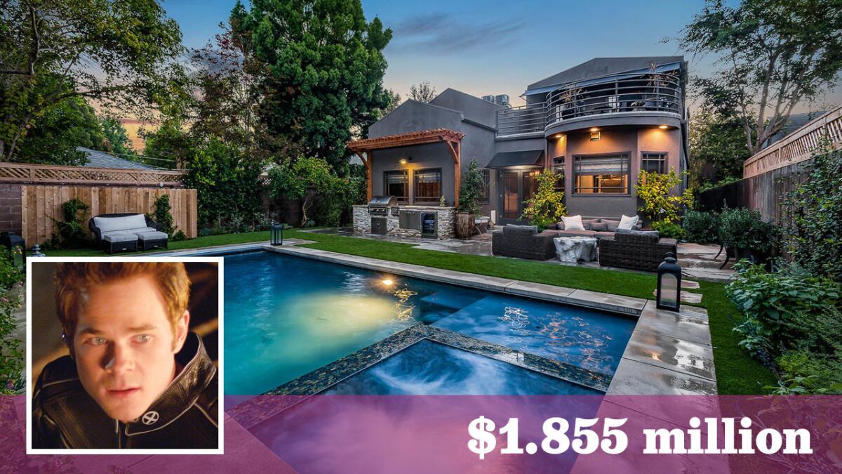 Actor Shawn Ashmore has paid $1.855 million for an updated contemporary-style home in Studio City.