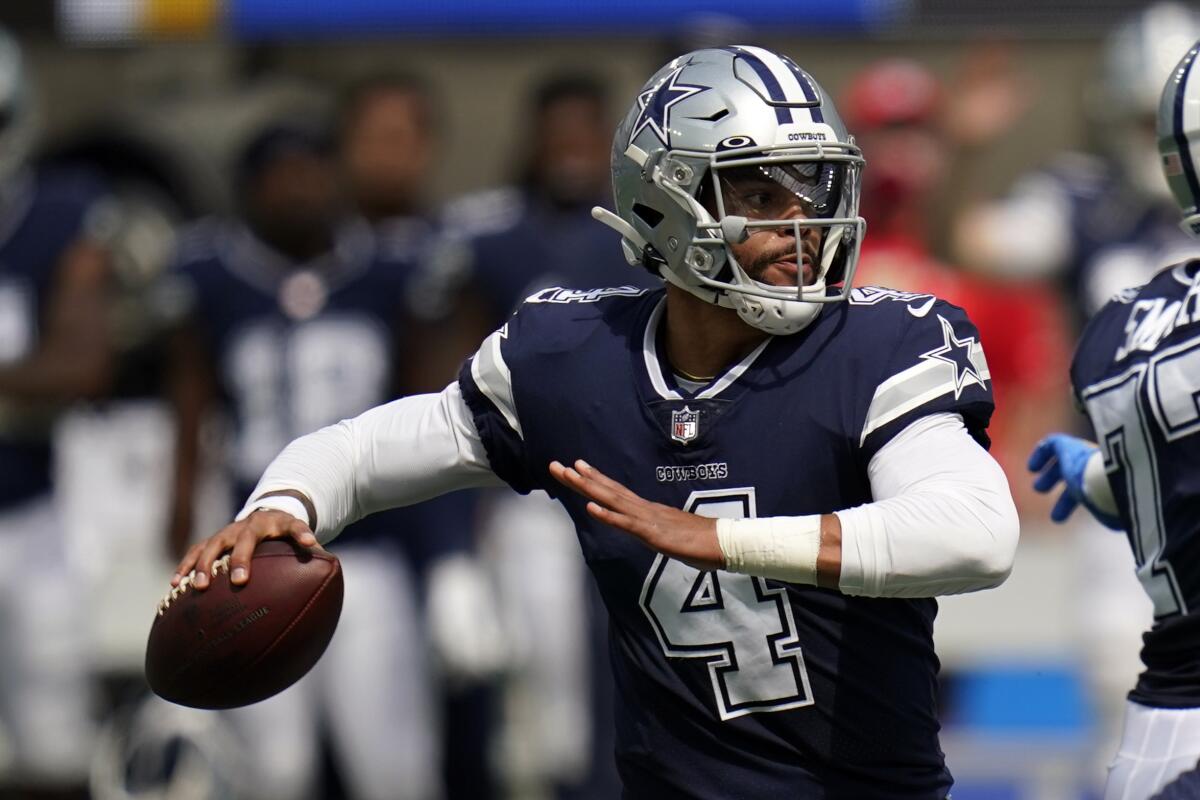 Prescott, Cowboys beat Eagles in 1st home game since injury