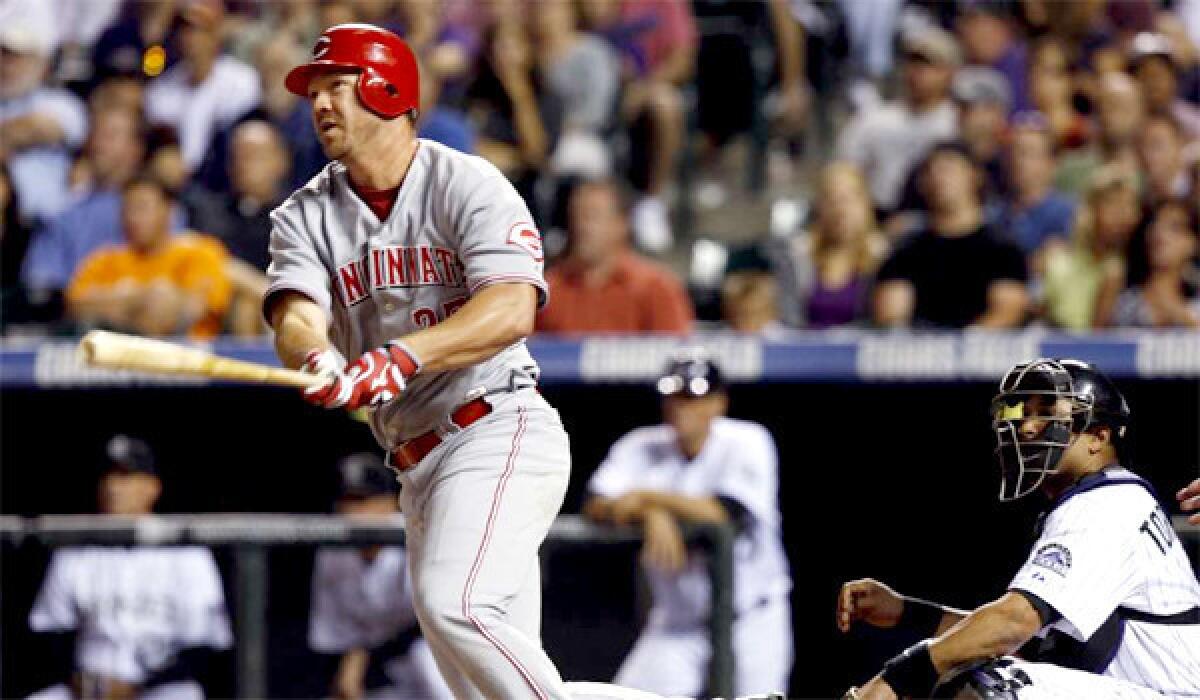 The Dodgers have had internal discussions about pursuing third baseman Scott Rolen, according to a person familiar with the team's thinking.