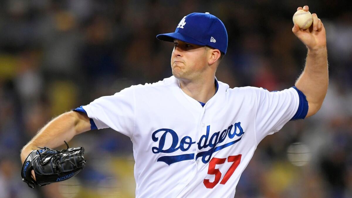 Dodgers pitcher Alex Wood struck out 11 batters in five innings against Pittsburgh on May 8.