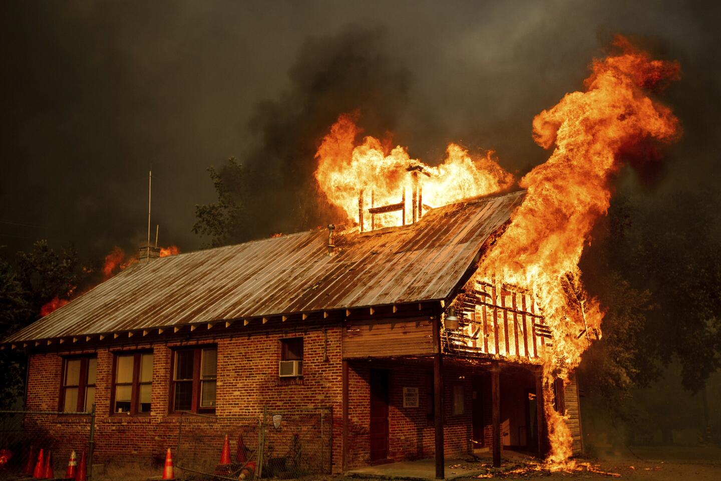 Carr fire in Shasta County