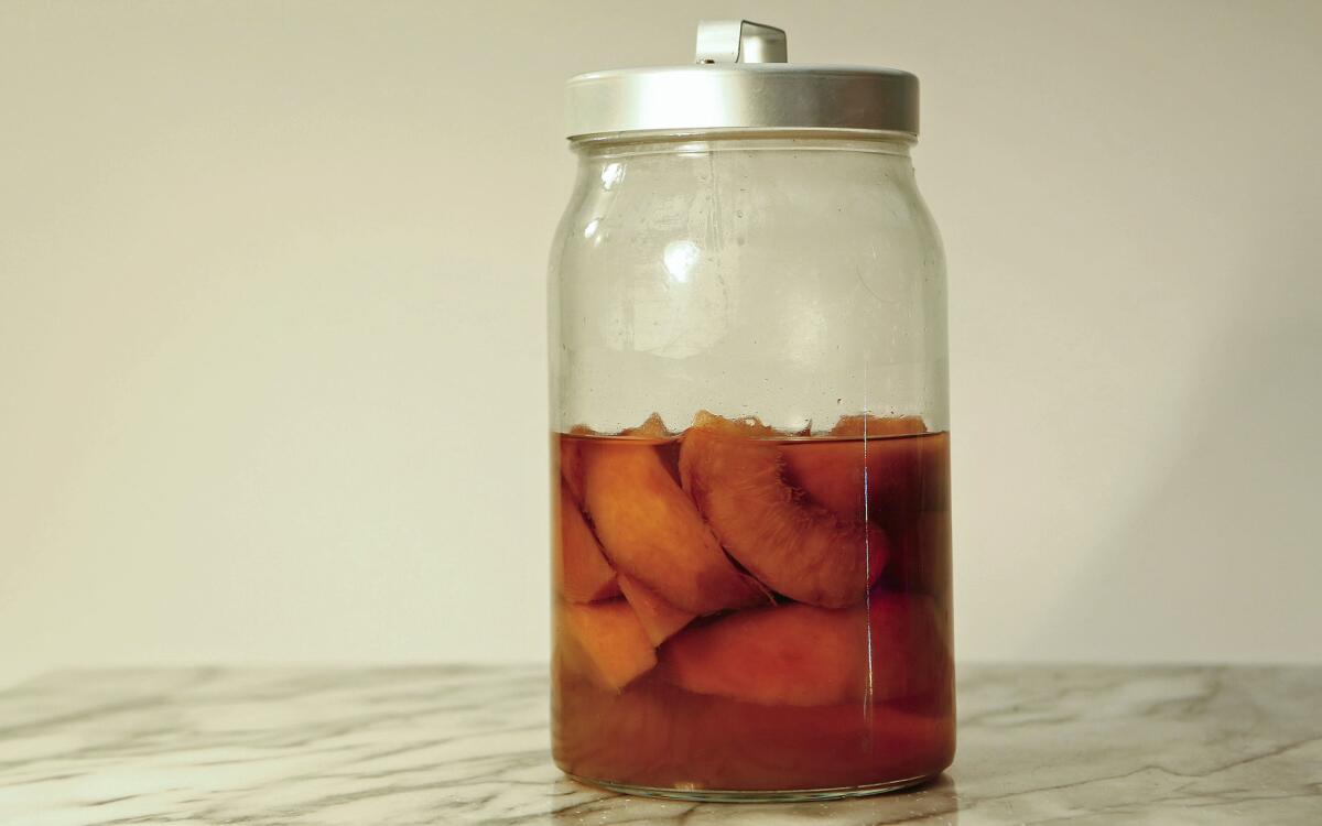 Peach bourbon