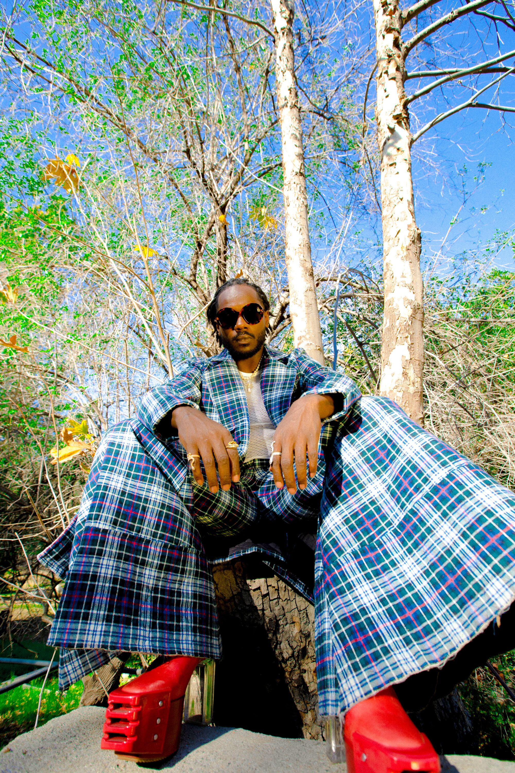 Channel Tres photographed for Image magazine on February 1, 2023 near the old zoo in the Griffth Park area of Los Angeles, CA