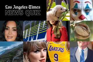 A collection of photos from this week's news quiz.