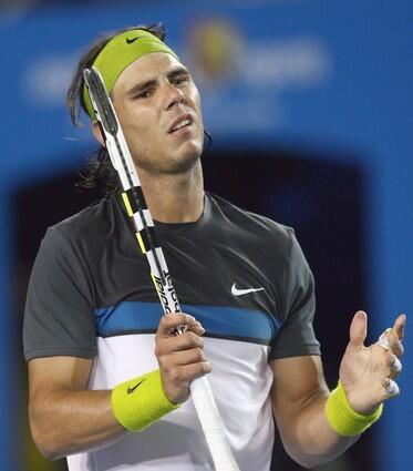 Rafael Nadal reaction