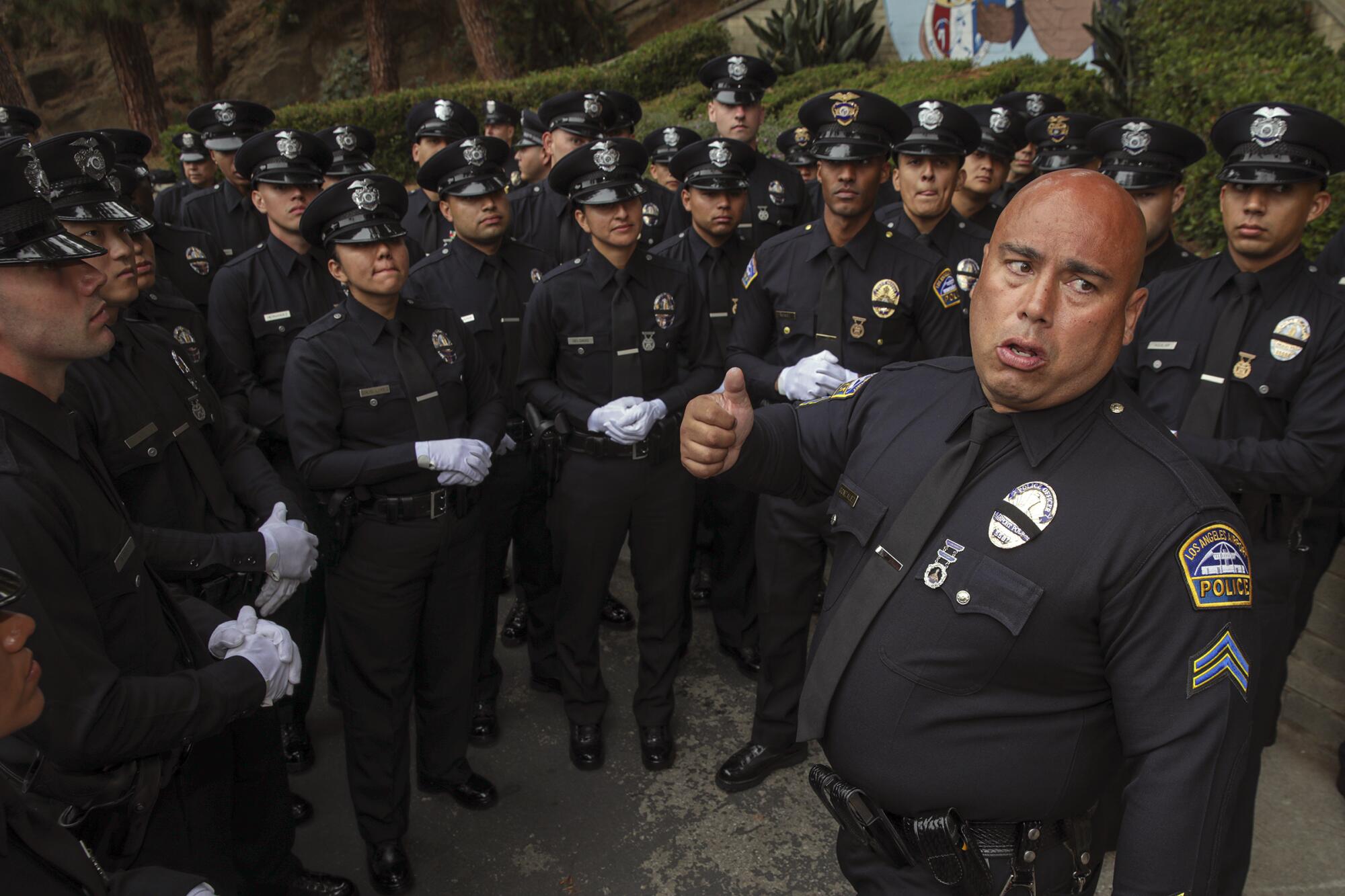 LAPD Recruit Officer Graduation Ceremony for Class 11-21 - Los Angeles ...