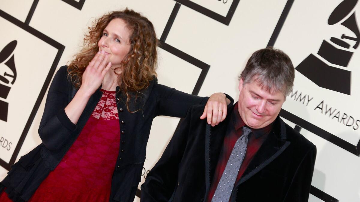 Abigail Washburn and Béla Fleck at the Grammy Awards in 2016.