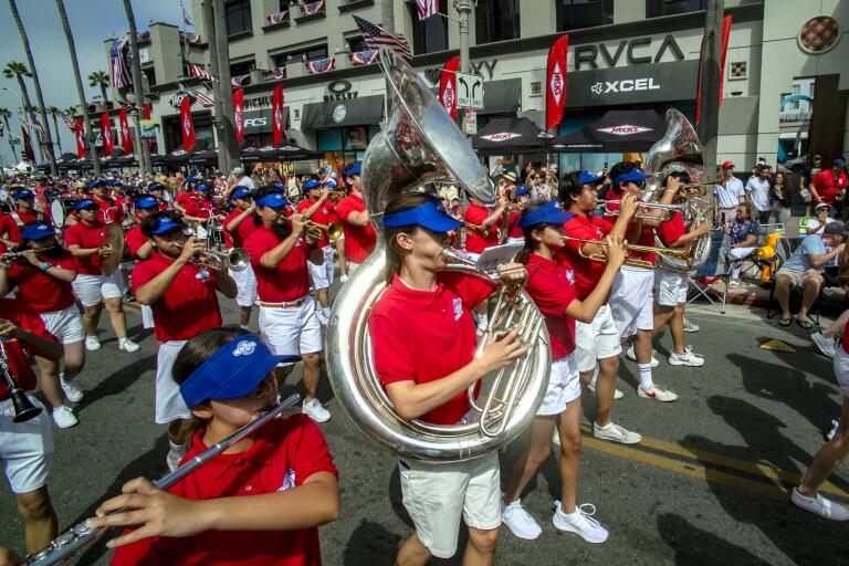 Fourth of July parade in Huntington Beach draws thousands of spectators