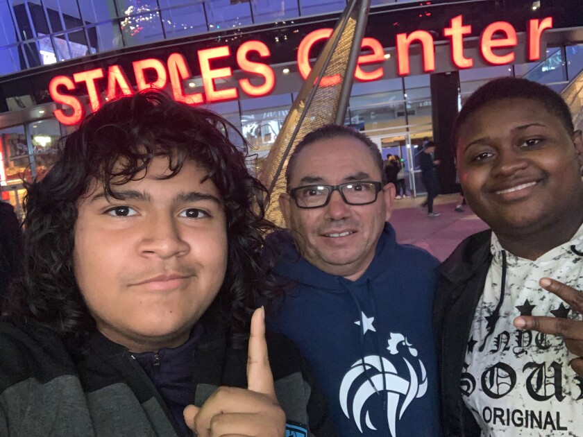 Teen actor Juliocesar Chavez is playing soccer for Fremont High Los