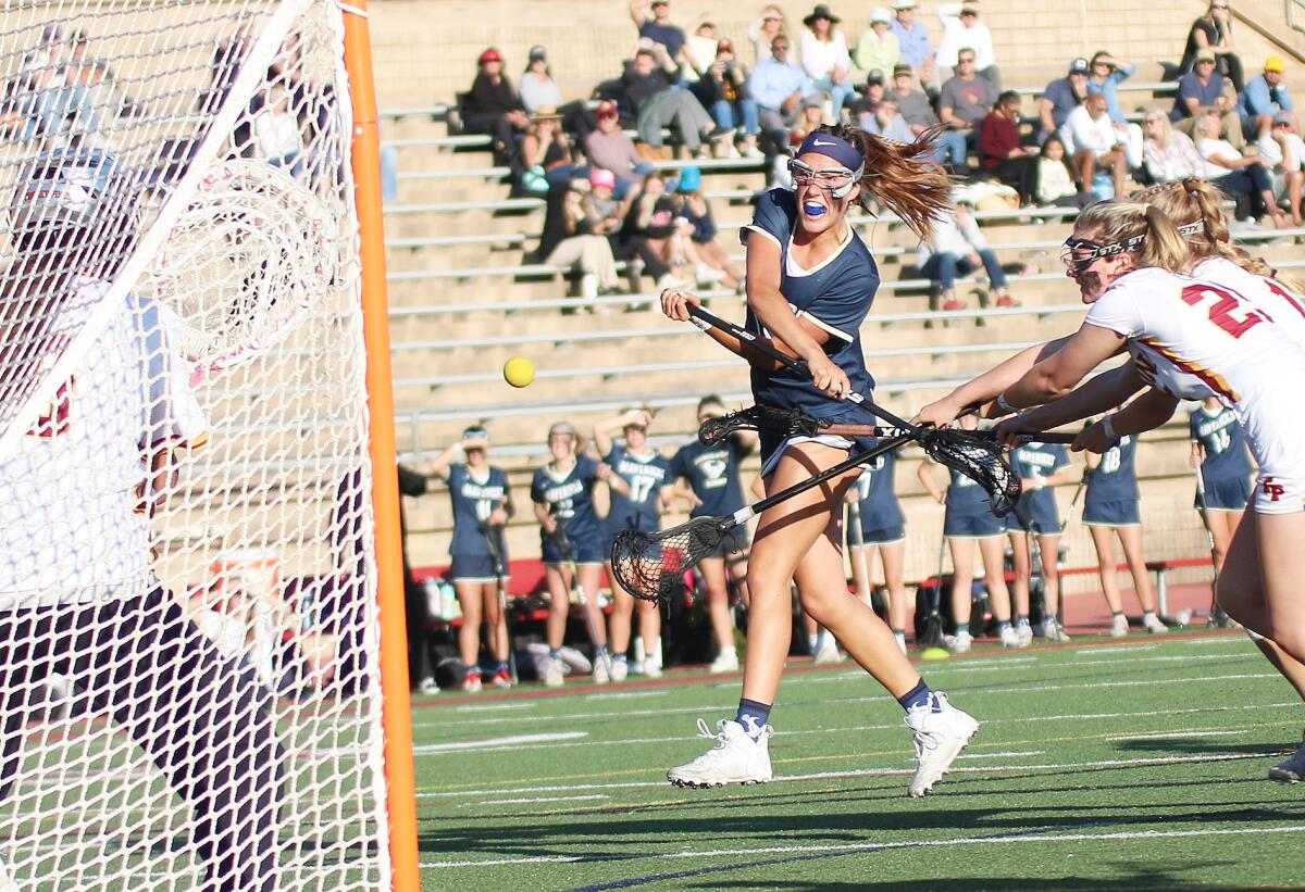 Maverick junior Maddie Desjardins scored three second half goals.