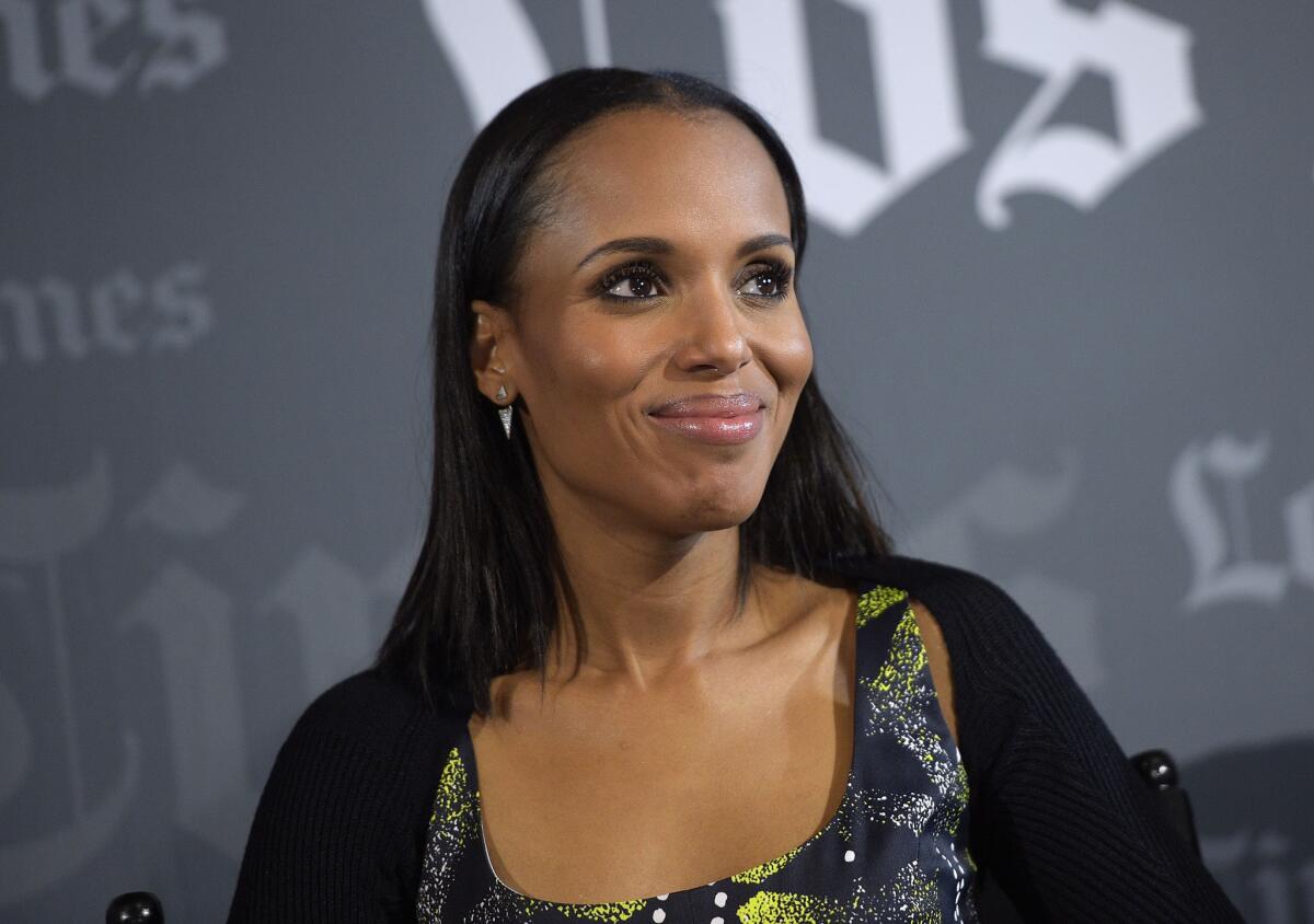 "Scandal" actress Kerry Washington will play attorney Anita Hill in HBO's "Confirmation."