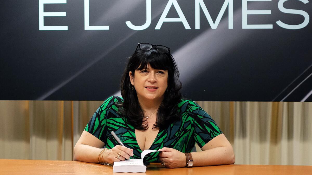 Author E.L. James, who is dominating bestseller lists with her new book "Grey: Fifty Shades of Grey as Told by Christian," is worth about $58 million.