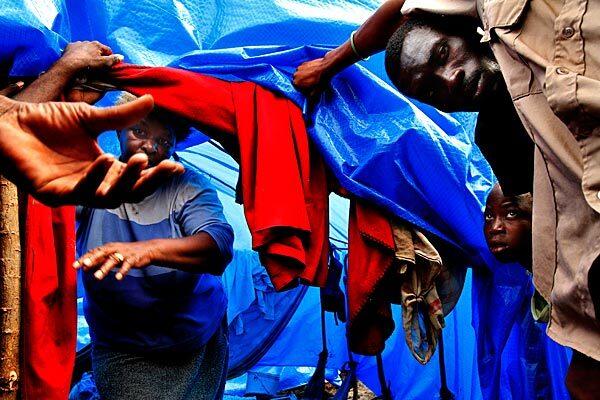 Haiti tent camp