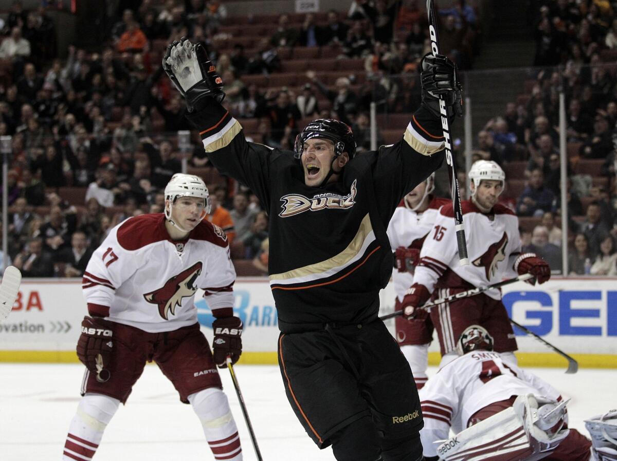 Defenseman Francois Beauchemin helps the Ducks maintain a veteran presence on the blueline.