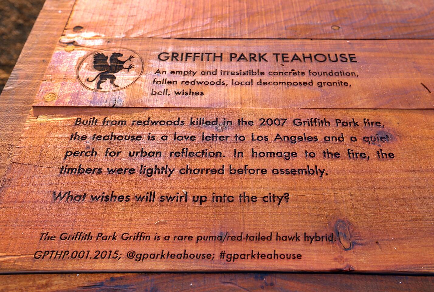 The Griffith Park Teahouse
