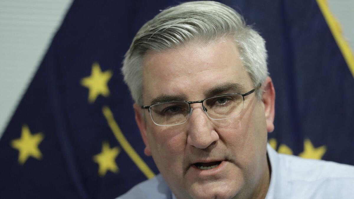 Gov. Eric Holcomb, unlike many Republicans in Indiana, wants the state to enact hate crime laws.