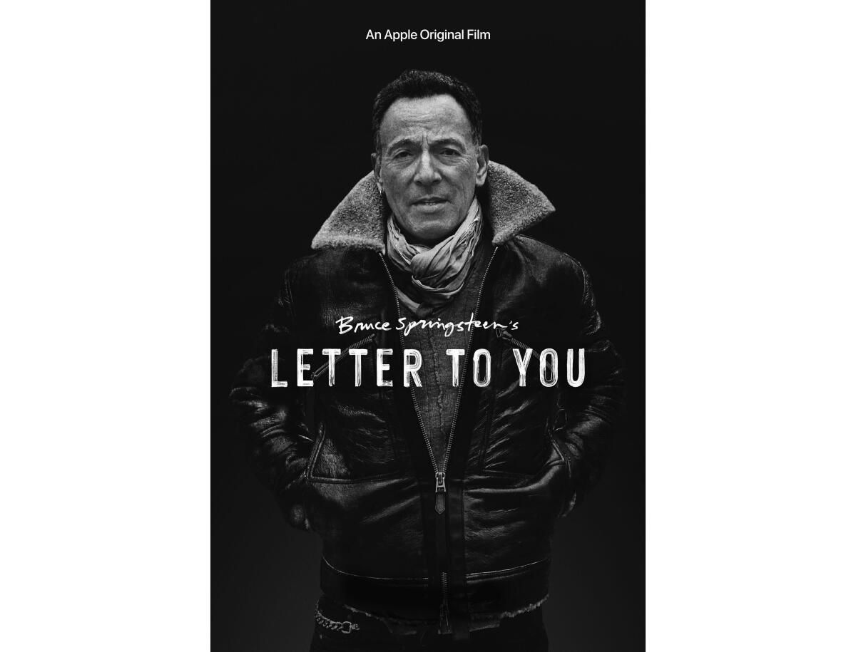 El arte del documental "Bruce Springsteen's Letter To You" que se estrena el 23 de octubre 