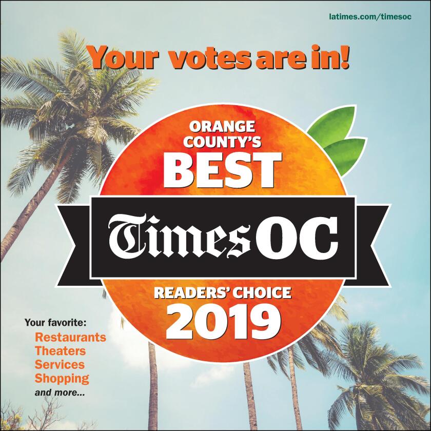 Timesoc S 2019 Readers Choice Awards Highlights Orange County