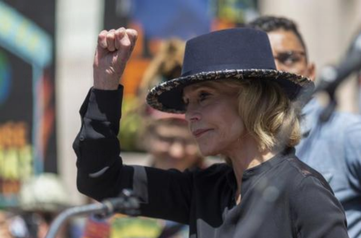 Jane Fonda, detenida por tercera vez