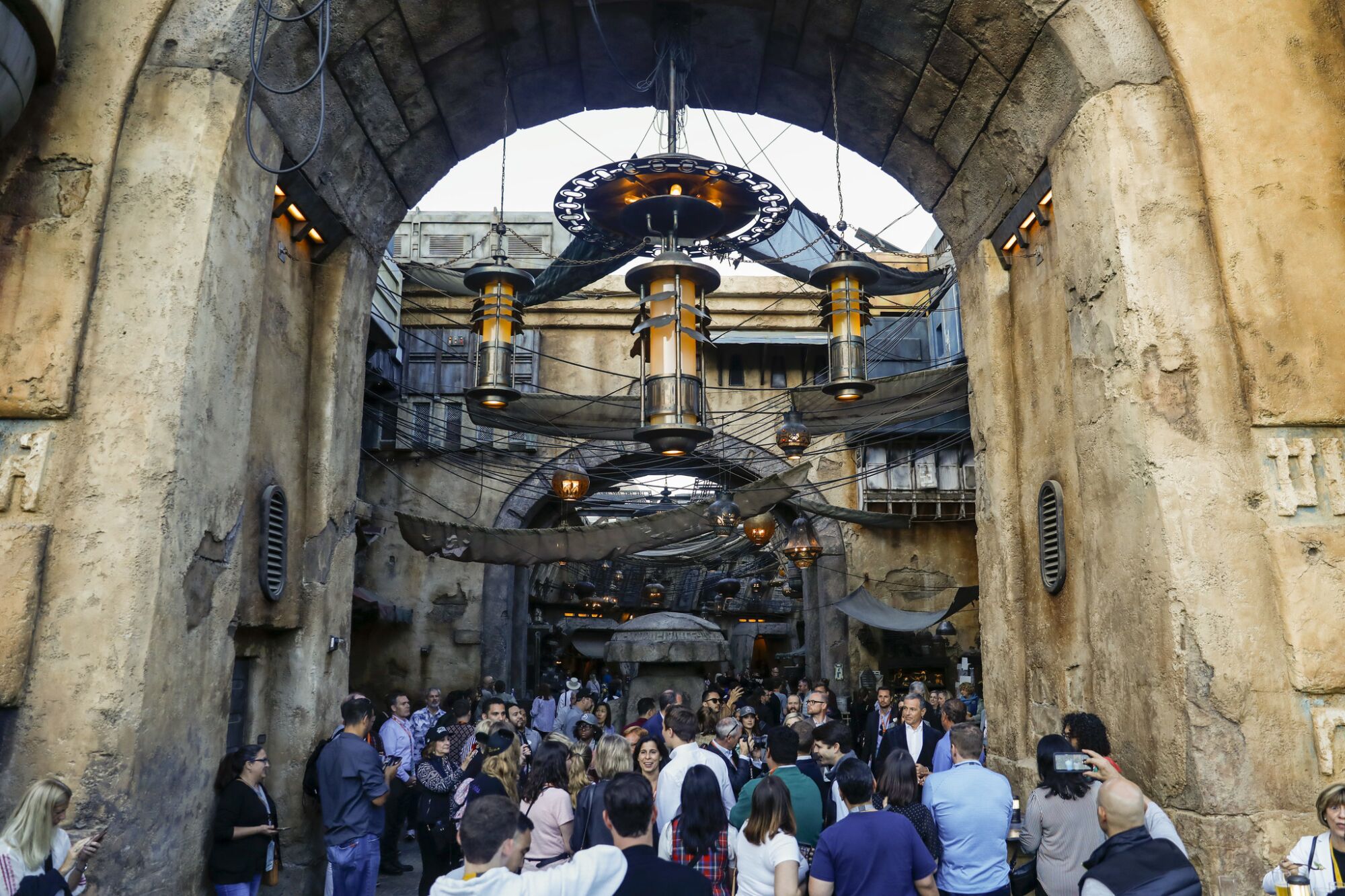 Disneyland last year opened Galaxy's Edge, a 14-acre expansion themed to "Star Wars." 