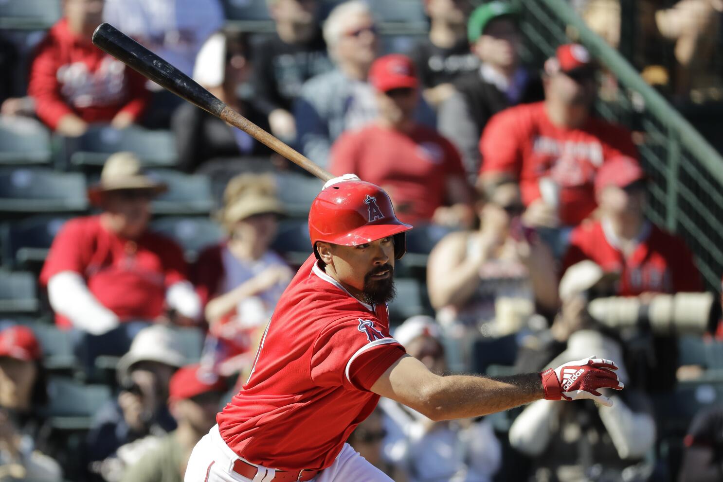 Angels newcomer Rendon goes 2 for 2 in spring debut - The San