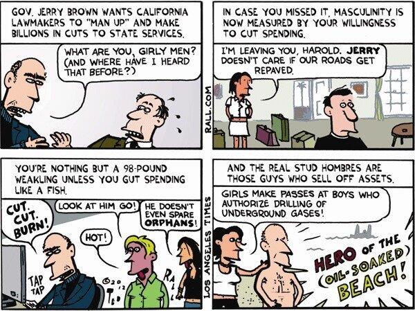 Gov. Brown vs. our 'girly men' lawmakers