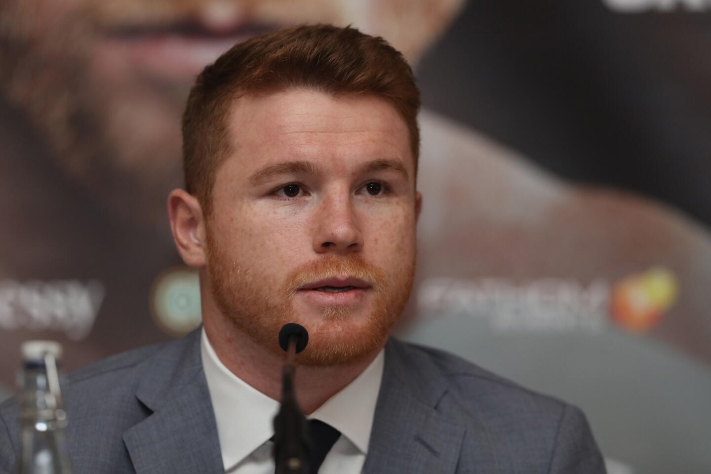 Boxing Press Conference with Canelo Alvarez and Gennady Golovkin