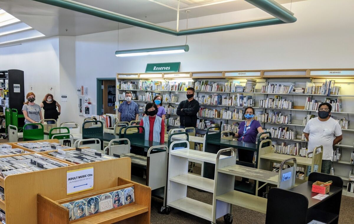 The staff at the Carmel Valley Library.