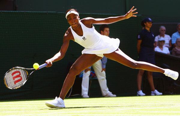 Venus Williams about to pounce