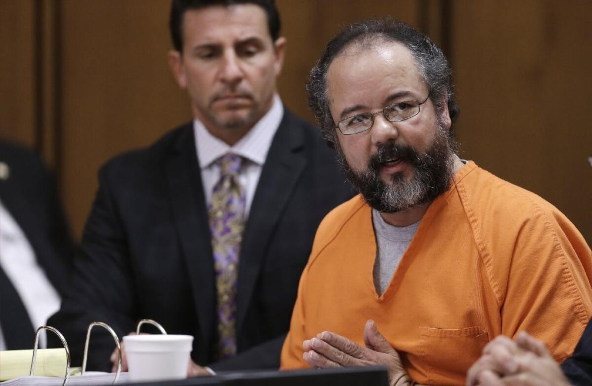 Ariel Castro in court in Cleveland last month.