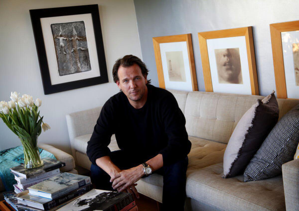 Jay Huguley, whom viewers might recognize from supporting roles in "Treme," "Brothers and Sisters" and "12 Years a Slave," takes a breather in his 1936 house by William Kesling, whose Streamline Moderne style was part of the era's Deco movement.