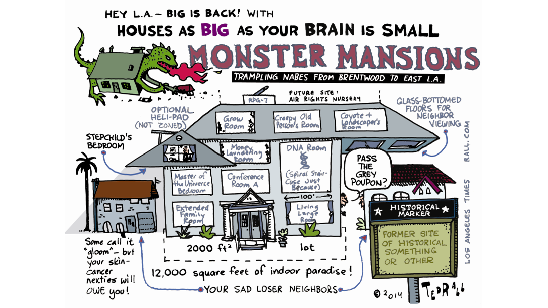 Monster mansions make a comeback