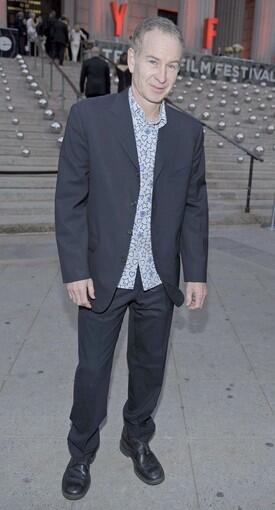 Tennis star John McEnroe attends the Vanity Fair party before the Tribeca film fest.