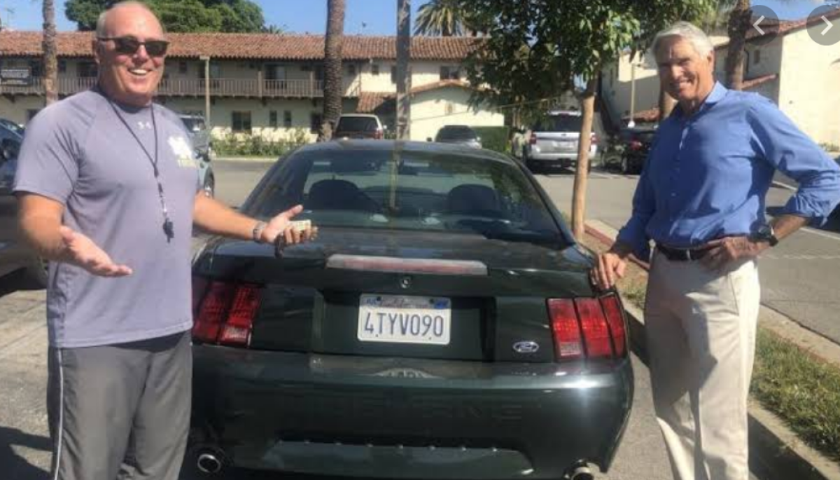 Joe McNab (left) has been chosen to replace Kevin Rooney as the football coach at Sherman Oaks Notre Dame. He spent 39 years as Rooney's top assistant.